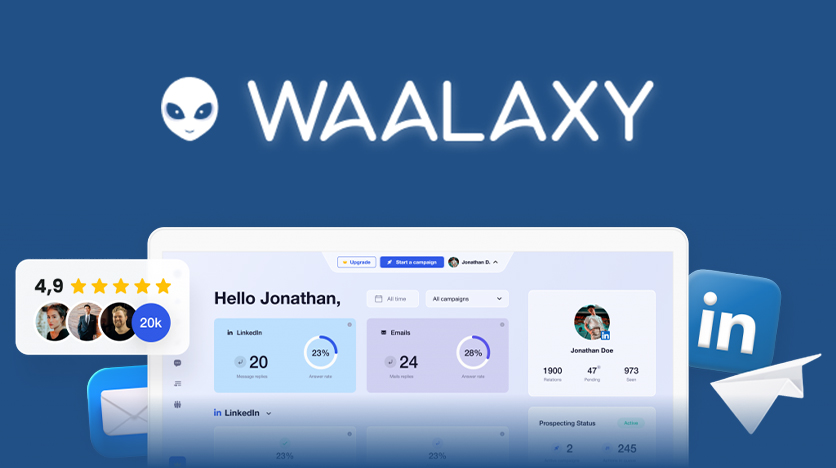 Waalaxy’s Features for Tracking Emails